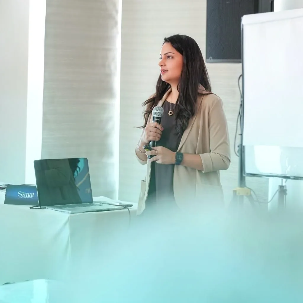 Coaching and conversation in a SIMAT workshop