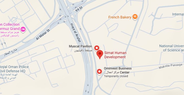 Find SIMAT in Muscat Hills on Google Maps